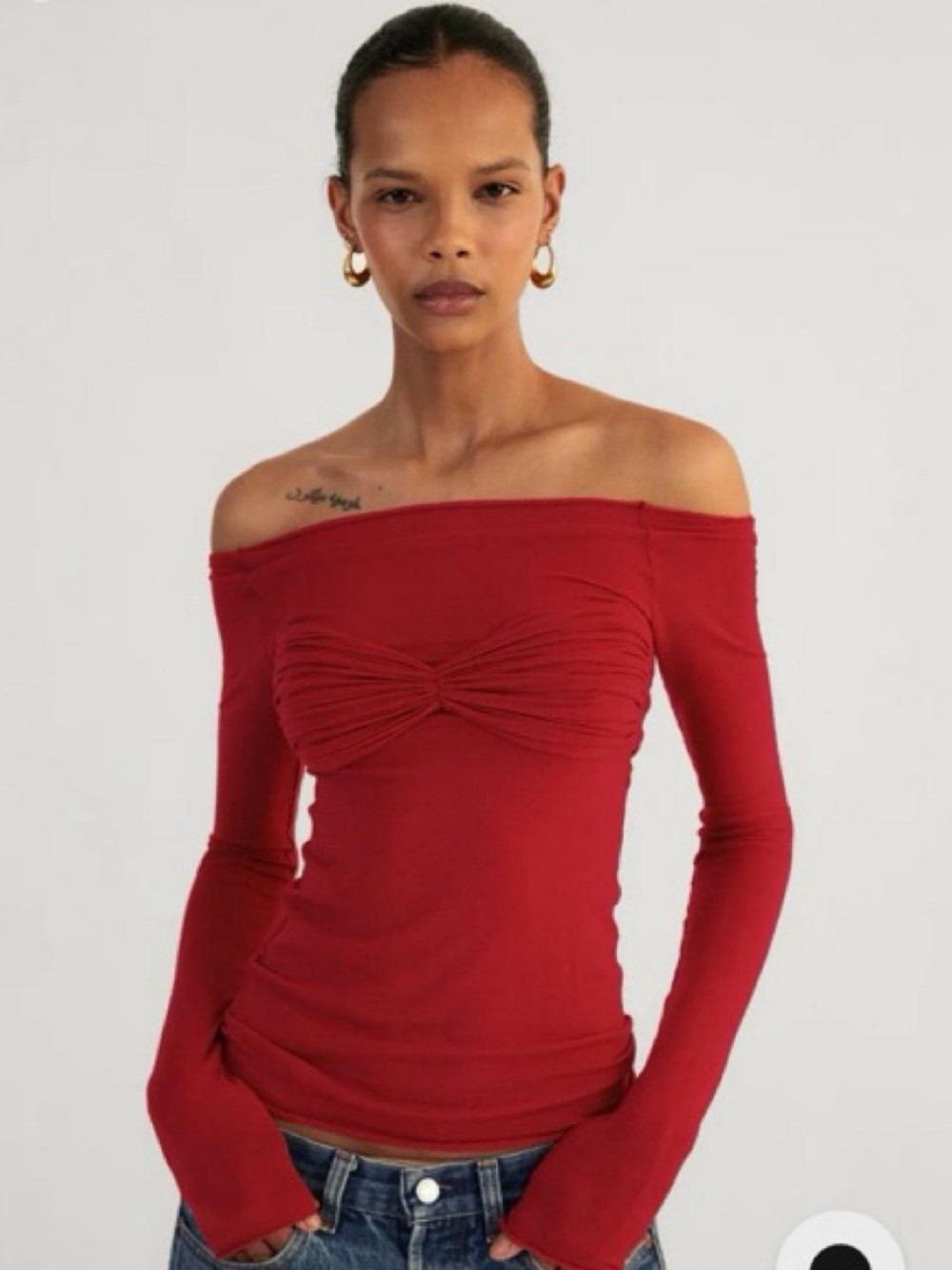 Oraeund iris la sirena top in red